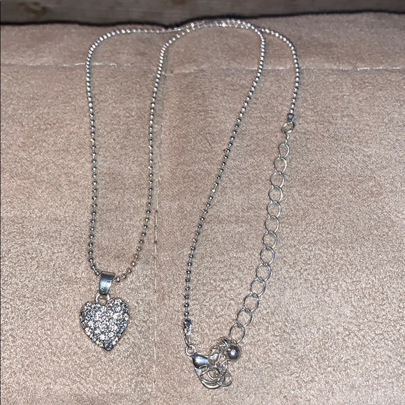 New Diane Katzman rhinestone earrings & necklace - Picture 3 of 7